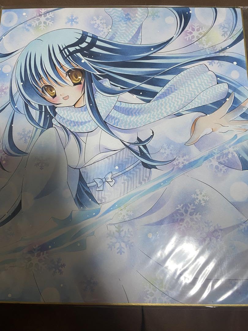 Amazon.co.jp: 手描きイラストぬらりひょんの孫 雪女（氷麗）色紙